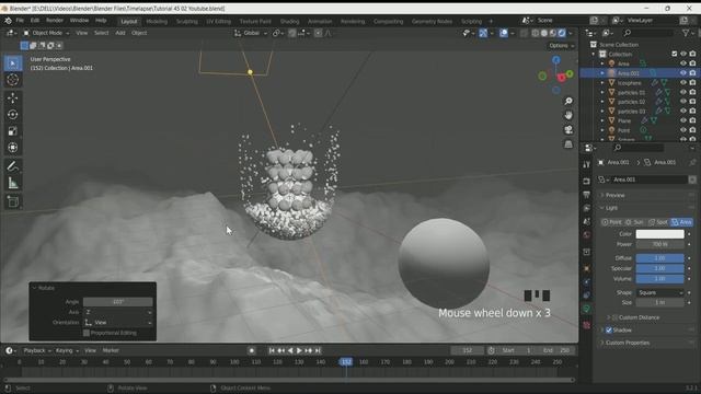 Create Abstract Scene Using Geometry Nodes and Particle Simulation | Blender Tutorial смотреть онлайн