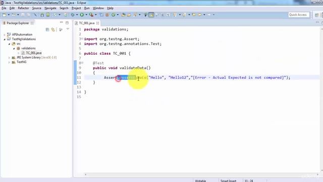 Rest-Assured : Rest API Testing using Java + TestNG : Assertions in TestNG смотреть онлайн