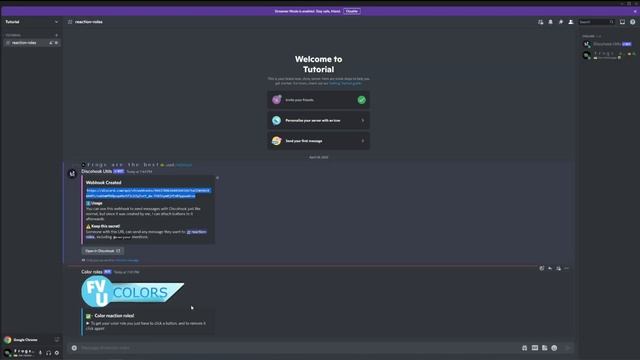 How to make beautiful button reaction roles in discord! смотреть онлайн