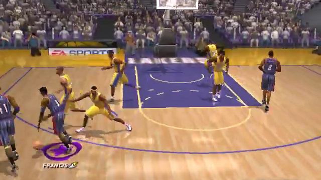 NBA Live 2003 - Houston Rockets vs Los Angeles Lakers смотреть онлайн
