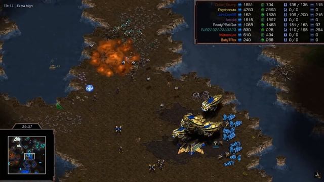 EPIC UMS 8-Player FFA on Turbo! - StarCraft - Brood War 2021 смотреть онлайн