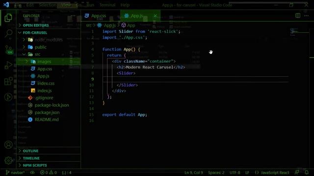 React Modern Carousel, React-Slick, Slider смотреть онлайн