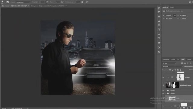 КАК СДЕЛАТЬ АРТ В СТИЛЕ МАФИИ? | PHOTOSHOP SPEEDART смотреть онлайн