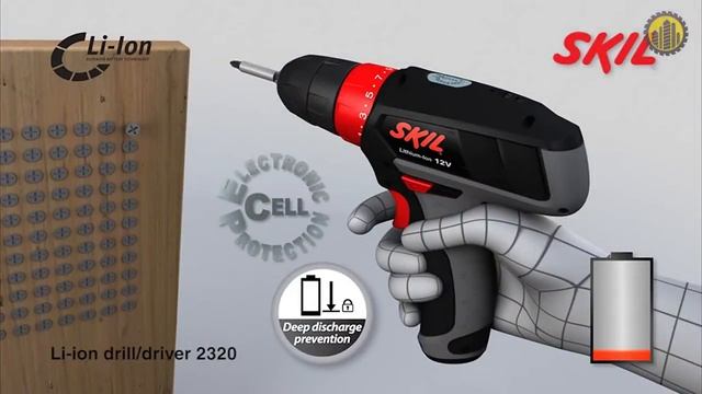 Skil 2320 LA Аккумуляторная дрель-шуруповерт смотреть онлайн
