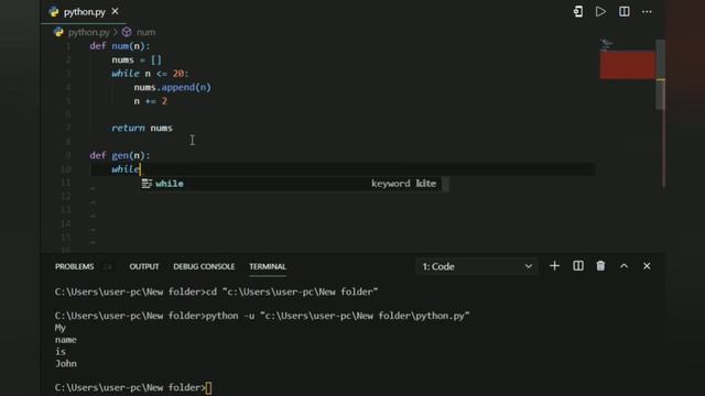 ADVANCED PYTHON - GENERATORS смотреть онлайн