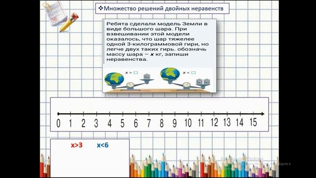 УРОК МАТЕМАТИКИ 4 КЛАСС. ТЕМА УРОКА: " ДВОЙНЫЕ НЕРАВЕНСТВА" смотреть онлайн