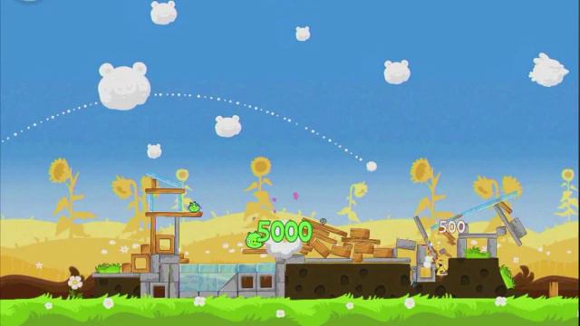 Angry Birds Seasons - Summer Pignic 1-2 - 3 Stars Walk Thru смотреть онлайн