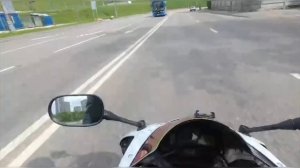 мотоблудни 11' покатала девушку пассажиром на её же мотоцикле