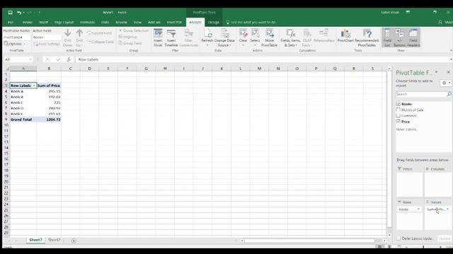 Microsoft Excel 2016 PivotTable Tutorial смотреть онлайн