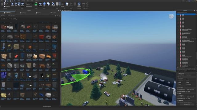 Roblox Studio Zombie Game смотреть онлайн