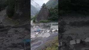 Мощный селевой поток сошел в Цумадинском районе Дагестана