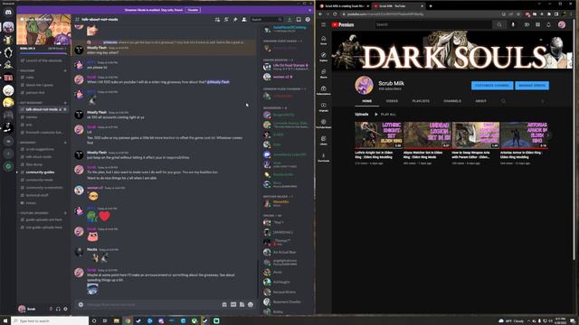 Elden Ring Giveaway at 500 Subs! and Discord Update! смотреть онлайн