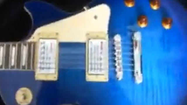 Epiphone Les Paul Standard in Translucent Light Blue смотреть онлайн