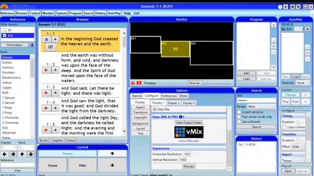 Free Bible Display Program смотреть онлайн