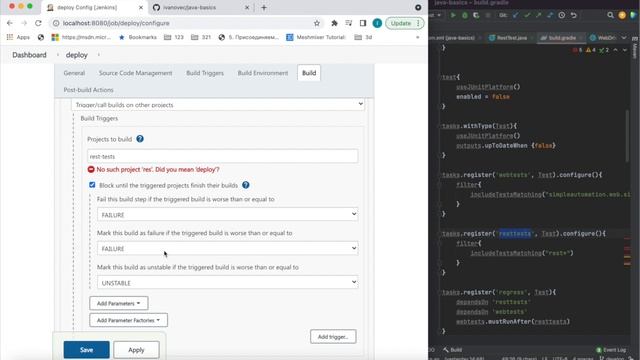 CI/CD на примере Jenkins | Pipeline | Автоматизация запуска тестов