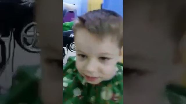 Детская стрижка Артемия в ЧИК,его видео отзыв клиента о нас! смотреть онлайн