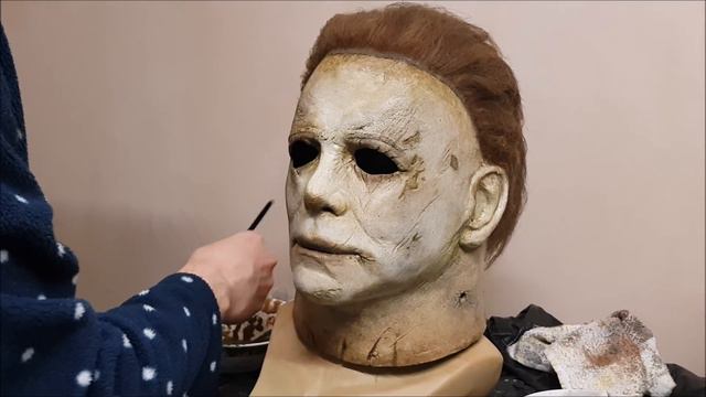 REPAINTING THE TRICK OR TREAT STUDIOS HALLOWEEN 2018 MICHAEL MYERS MASK. смотреть онлайн