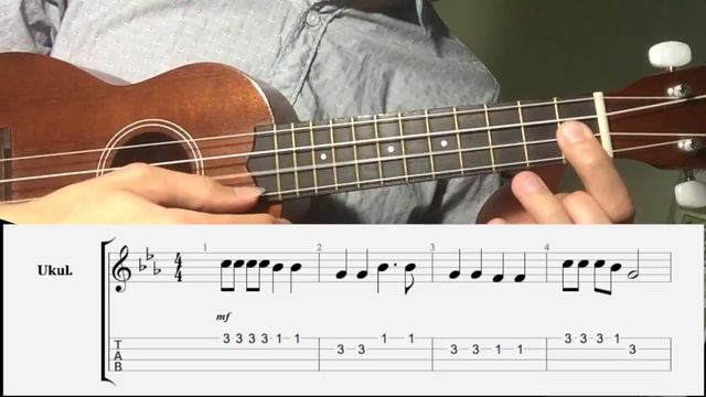 UKULELE. CHINESE FOLK SONG UKULELE TUTORIAL смотреть онлайн