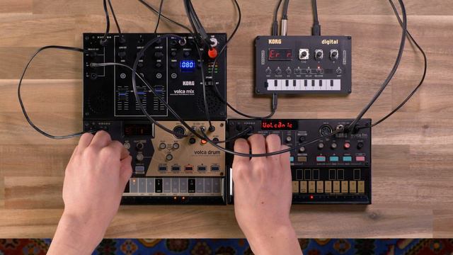 KORG volca jam pt.2 | volca drum, fm, and Nu:Tekt NTS-1 digital kit смотреть онлайн