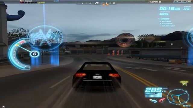 NFS World: Gridlock, Time - 19:40 [Audi RS 4] смотреть онлайн