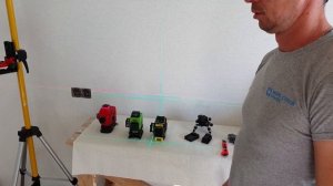 Зеленый Лазерный уровень с AliExpress Firecore F94T-XG  против Clubiona IE16 - ОБЗОР/СРАВНЕНИЕ