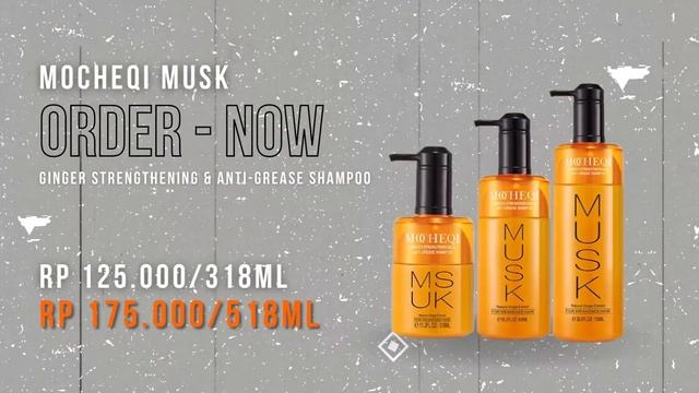 Mocheqi Musk Ginger Strengthening And Anti Grease Shampoo