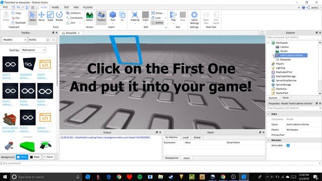 How to make a Free Admin Game in Roblox! смотреть онлайн