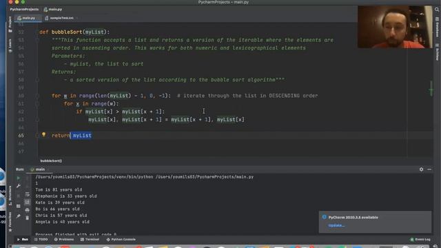 Python Programming: Lesson 49 - Sortable Objects смотреть онлайн