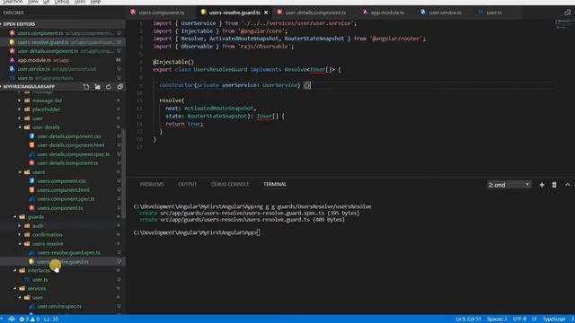 Angular Training Part 3 - Resolve Guard смотреть онлайн