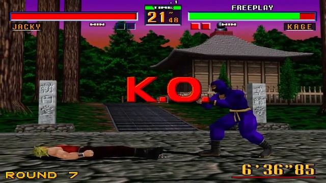 Virtua Fighter 2 Jacky Playthrough смотреть онлайн