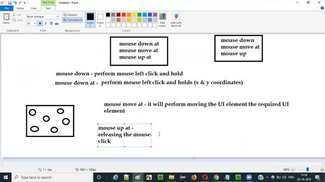 New Selenium IDE - Part 68 - mouse down at, mouse move at and mouse up at Commands смотреть онлайн