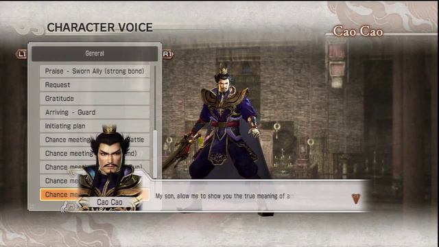 DW7 Conquest Voice Clips- Cao Cao смотреть онлайн