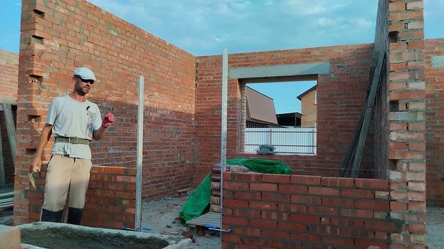 кладка кирпича - перегородки под струбцины самый быстрый и простой способ. смотреть онлайн