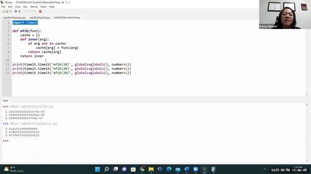 CIS30E Lab 3: Meoization in Python смотреть онлайн