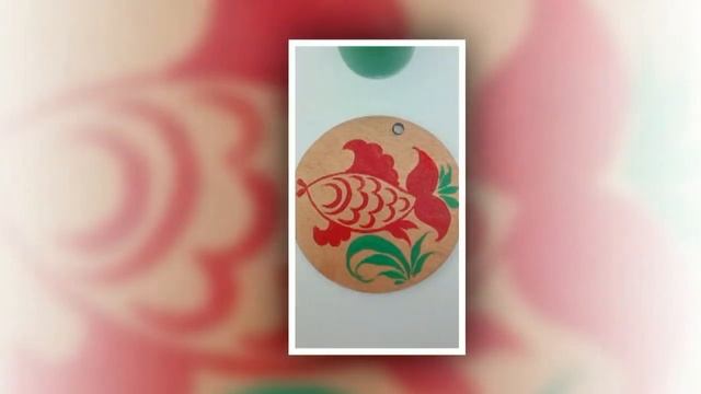 Мастер-класс по росписи по дереву "Медаль "Золотая рыбка" смотреть онлайн