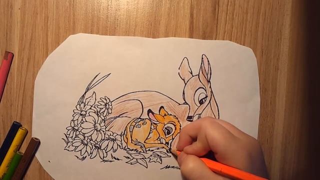 Разукрашка "Bembi" смотреть онлайн