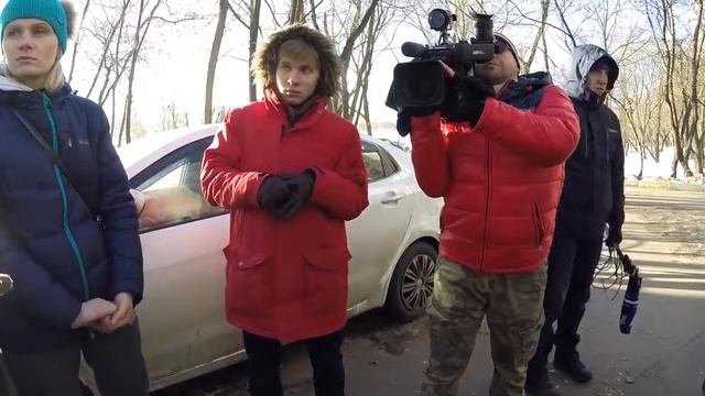Интересные личности в съемке репортажа в Нагатинском Затоне 23 11 2016 смотреть онлайн