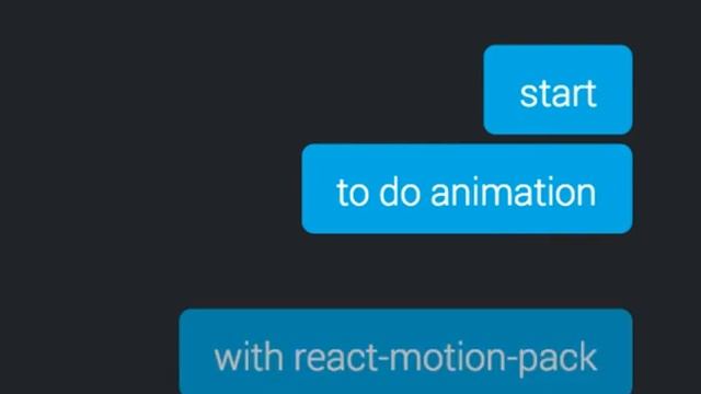react motion pack demo смотреть онлайн