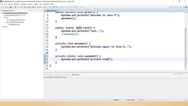 Java 9 - Private methods in Interfaces|Why to use private methods in an interface in Java 9? | Hind смотреть онлайн