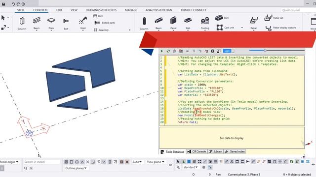 TeklaPad-2 New Feature: AutoCAD "List" Reader смотреть онлайн