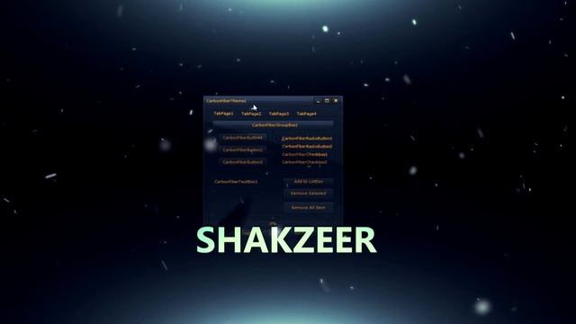 Visual Basic Themes ► Carbon Fibre Theme ◄ Easy to use! смотреть онлайн