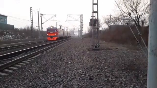 Снова в строю! Электропоезд ЭР9ПК-328 сообщением Владивосток-Тихоокеанская с приветом смотреть онлайн