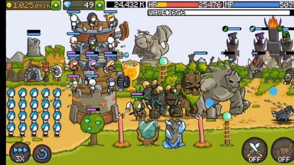 Билд на золото. 50 млн за 10 минут. Grow Castle