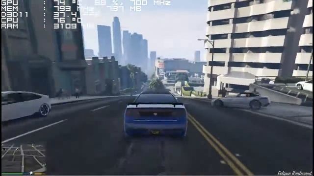 Gta V on CORE 2 QUAD Q9550 2.8 Y Nvidia GT 530 смотреть онлайн