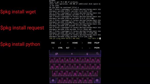 TUTORIAL BAGAIMANA CARANYA MENJALANKAN COMMAND TERMUX DAN INSTALL PACKAGE BAGI BEGINNER / PEMULA смотреть онлайн