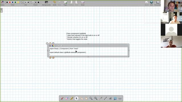 React Whiteboarding смотреть онлайн