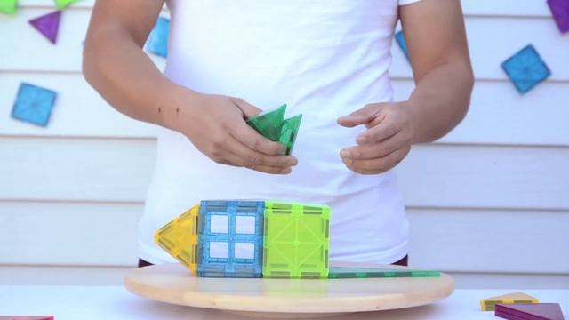 Magnetic tiles ideas - HOW TO BUILD AN AIRPLANE TUTORIAL смотреть онлайн