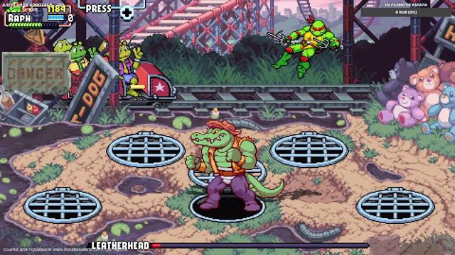 Стрим - Teenage Mutant Ninja Turtles: Shredder's Revenge - Полное прохождение смотреть онлайн