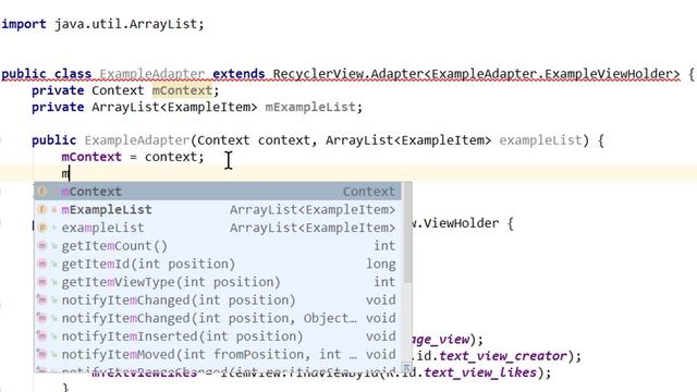 RecyclerView + JSON Parsing - Part 3 - CREATING THE ADAPTER - Android Studio Tutorial смотреть онлайн