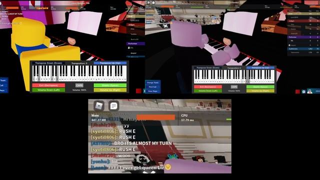 RUSH E | Piano Duet on Roblox Got Talent (Piano Cover) смотреть онлайн